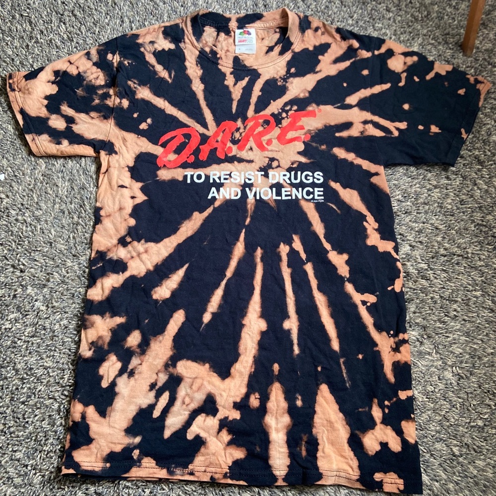 D.A.R.E. Bleach Tie Dye
